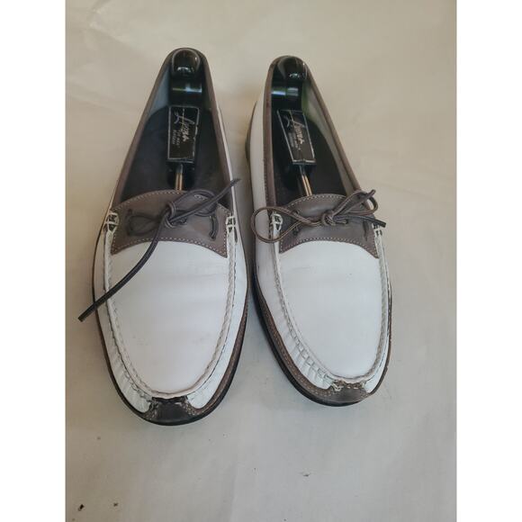 BALLy Milo Leather White/brown Loafers For Men Size 11M USA main image 7